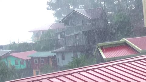 Raining sounds relaxing
