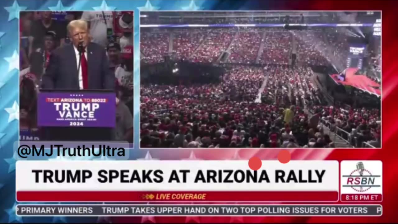 Dead Silence in the Arena as Trump Says there are 325,000 MISSING Migrant Children