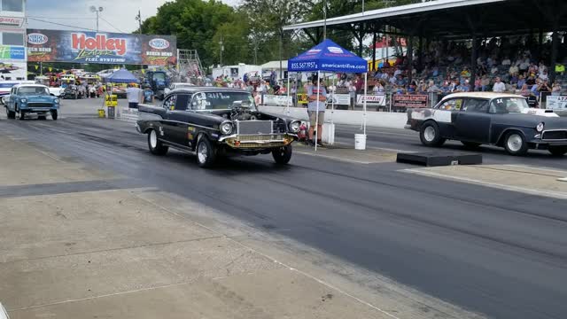 The 2021 Tri-5 Nationals Blown 57 My last Pass before the engine blew