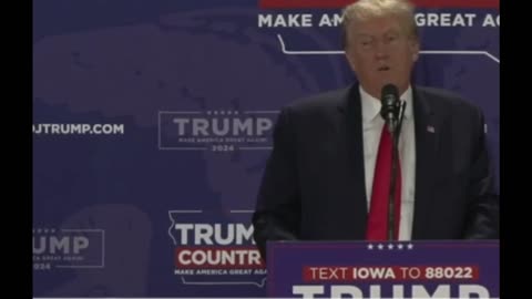 TRUMPS SPEECH IOWA