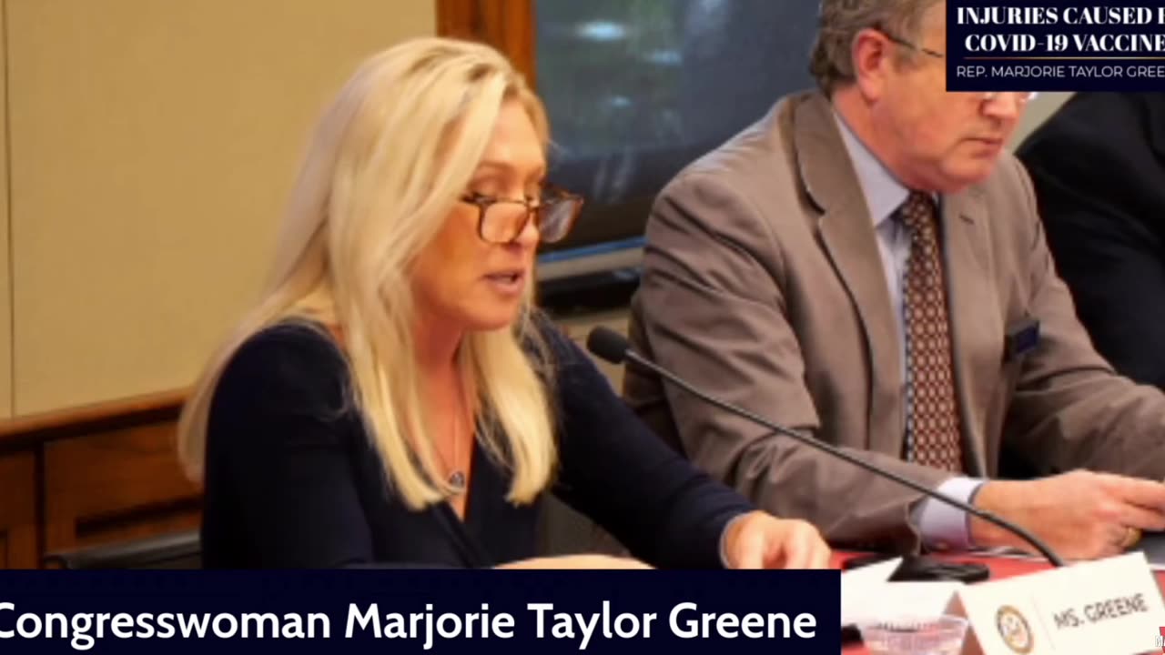 November 13, 2023 MTG's Introduction at Vax Injuries Hearing