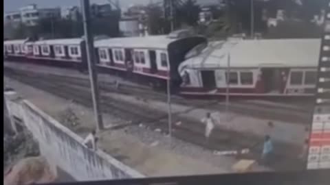 Live train accident