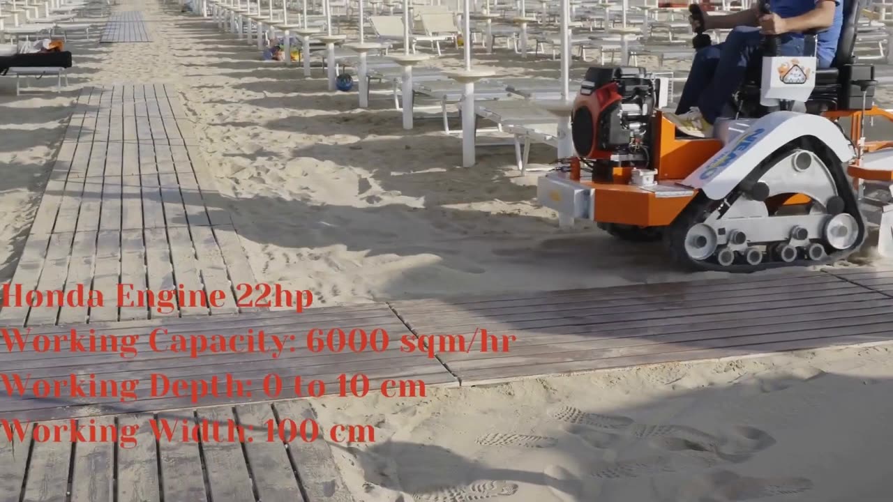 Nemo Track - pfg Beach Cleaning Machine