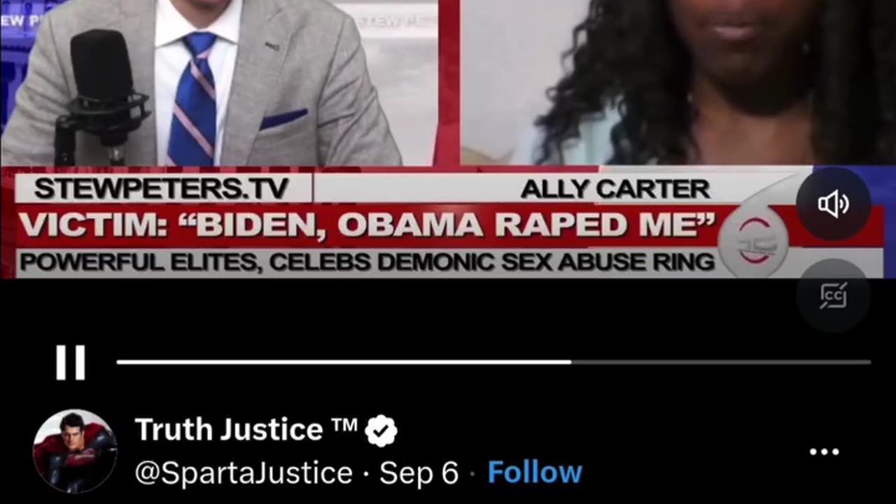 Ally Carter Interviewed By Stew Peters Of Being Raped By Joe Biden And Barrack Obama - SHOCKING