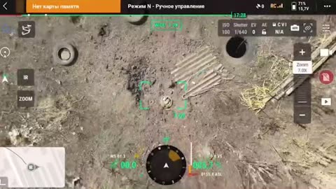 Remote Demining by Drone Using Overhead Charges