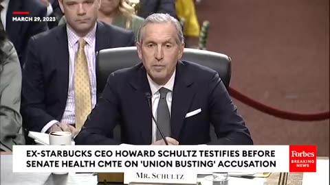 'Can I Tell The Story, Do You Mind-'- Howard Schultz Reacts To Bernie Sanders' Tough Questions