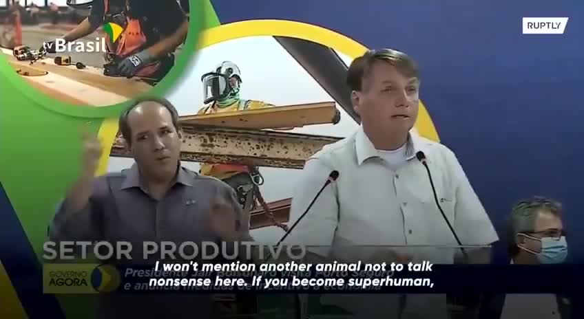 Bolsonaro drops several truth bombs about the Covid vaccine. 🙏🏻