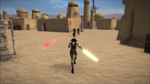 battle in Mos Eisley