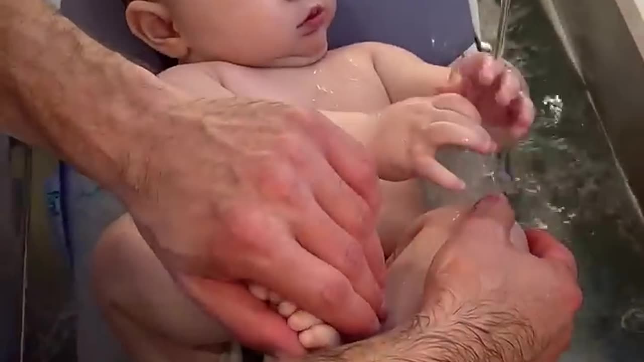 When you asked father to bath son