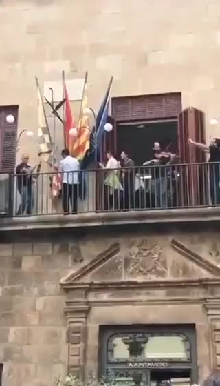 Independentistas catalanes .