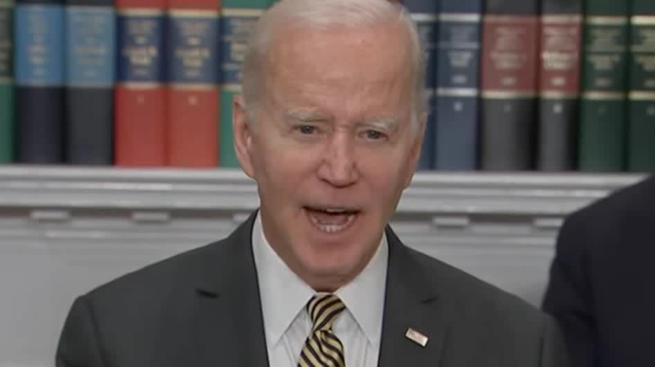 Biden calls on American energy companies to halt buybacks of stocks "while a war is raging".