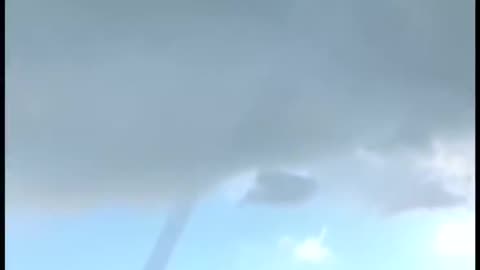 Waterspout Spotted Off the Shore