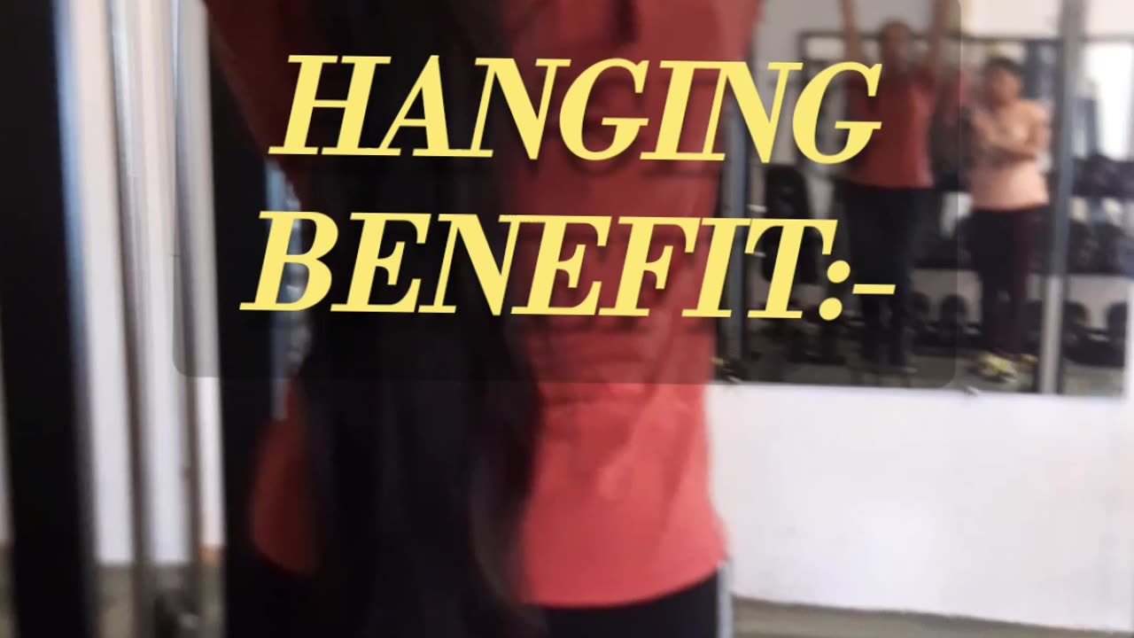 Hanging benefits #Gymvideo#hanging#backpain#stayfit#trending#viralvideo