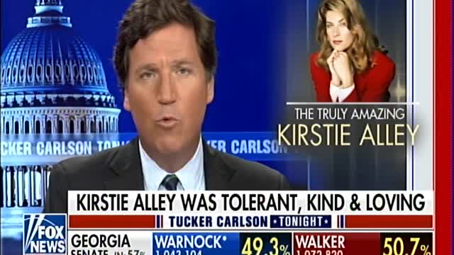 Tucker Carlson Tribute to Kristie Alley