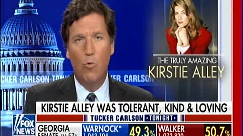 Tucker Carlson Tribute to Kristie Alley