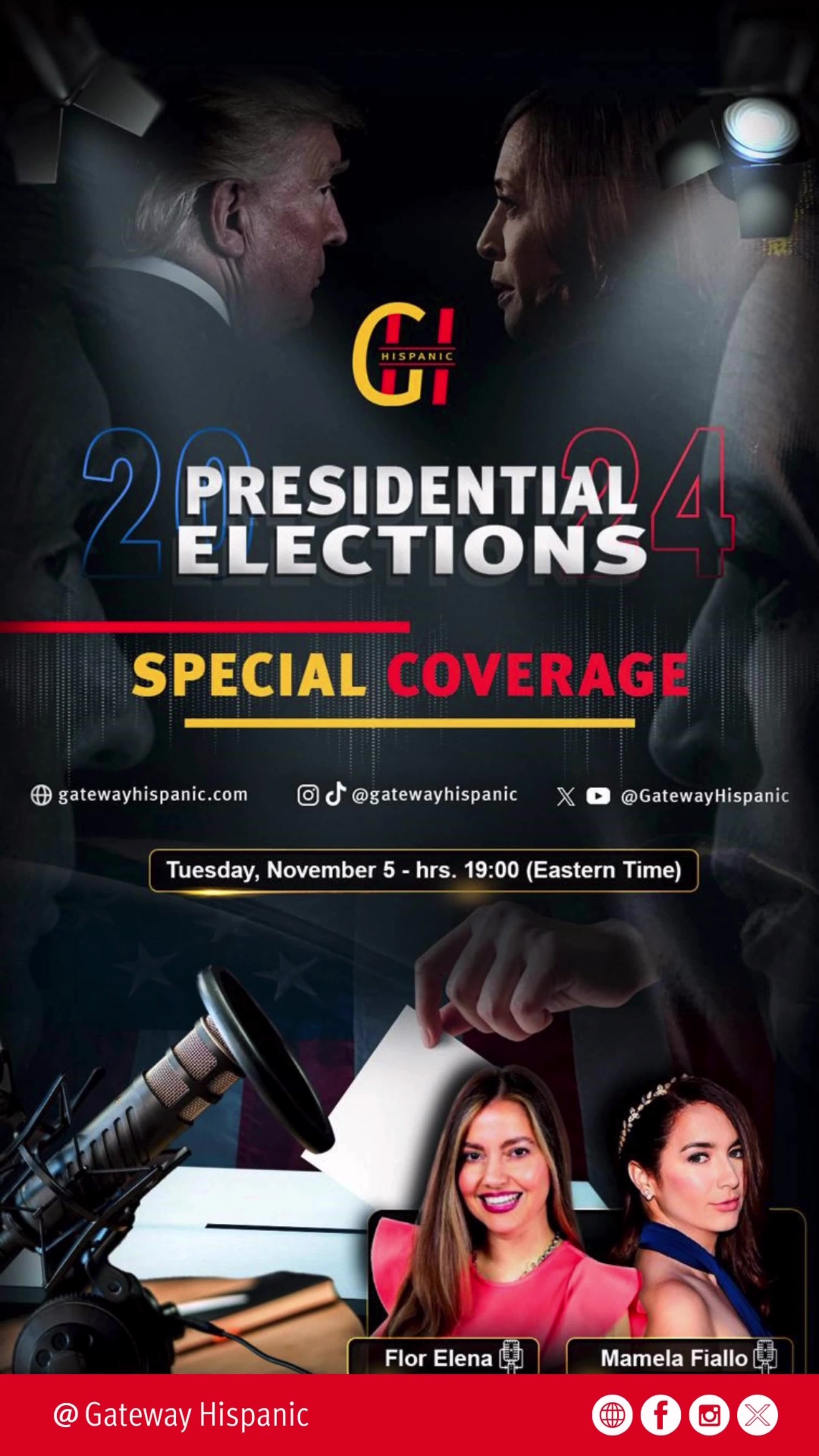 We cordially invite you to our Special Coverage of the 2024 United States Presidential Elections