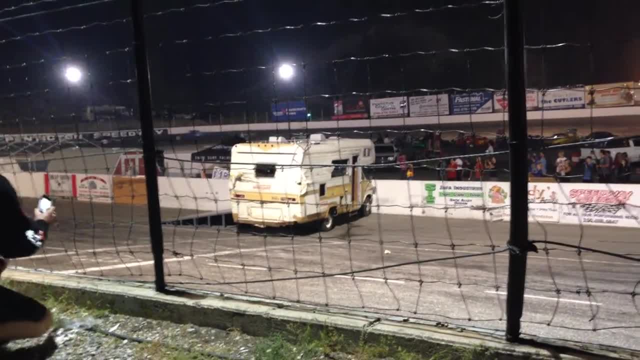 Trucks Driving Through A Parked Car Instead Of Dodging It