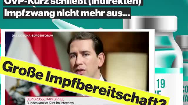 Österreichs Kanzler zu Corona-Impfungen