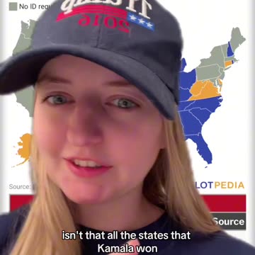 A comparison between 2 maps