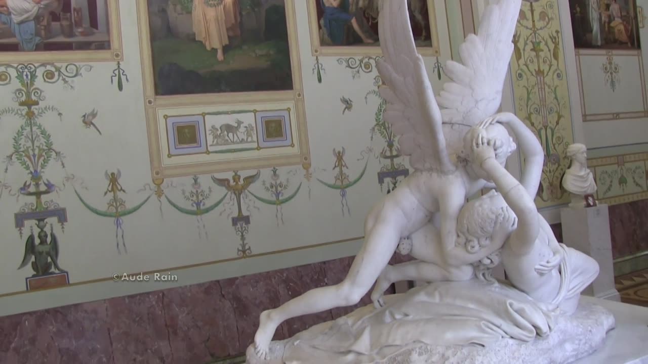 Psyche Revived by Cupid's Kiss - Louvre &Hermitage Museum