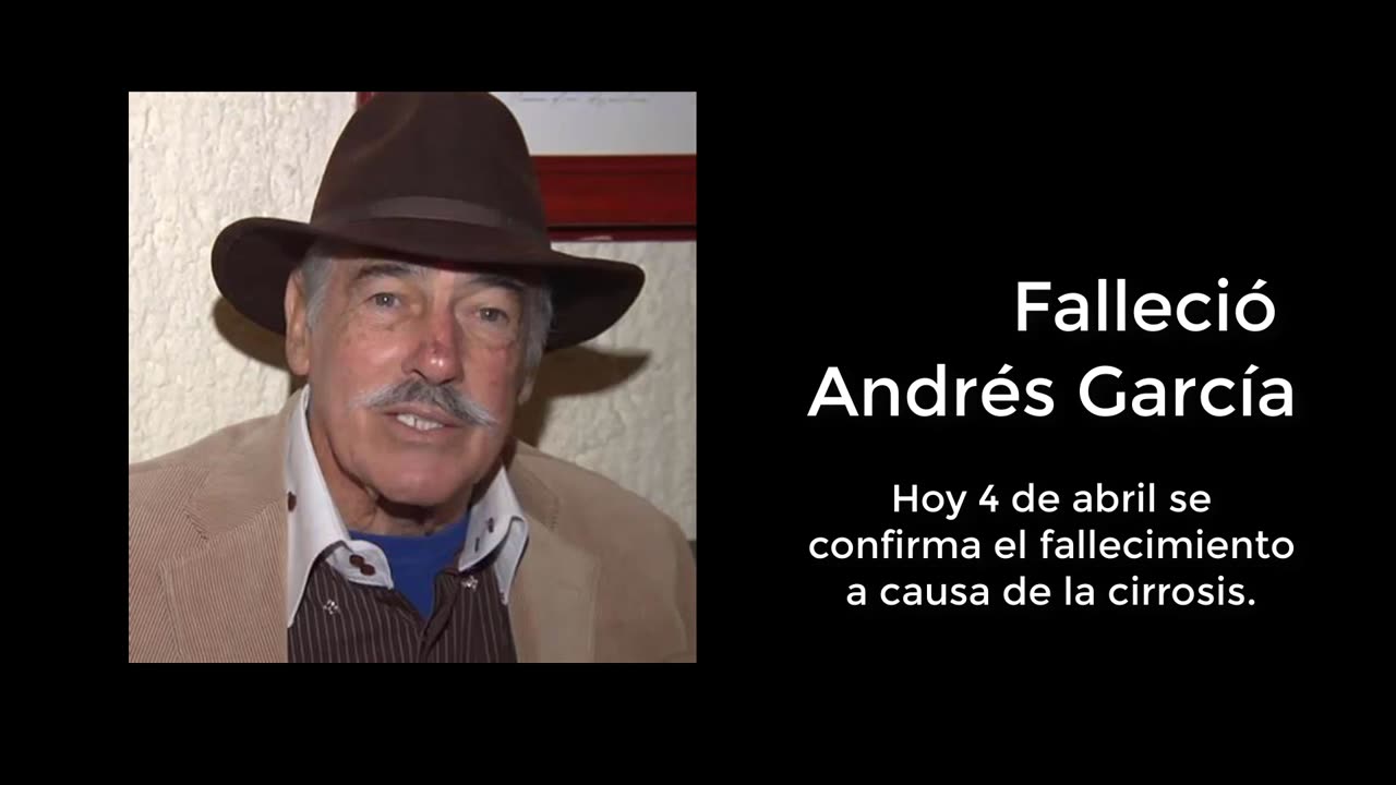 Fallece Andrés García