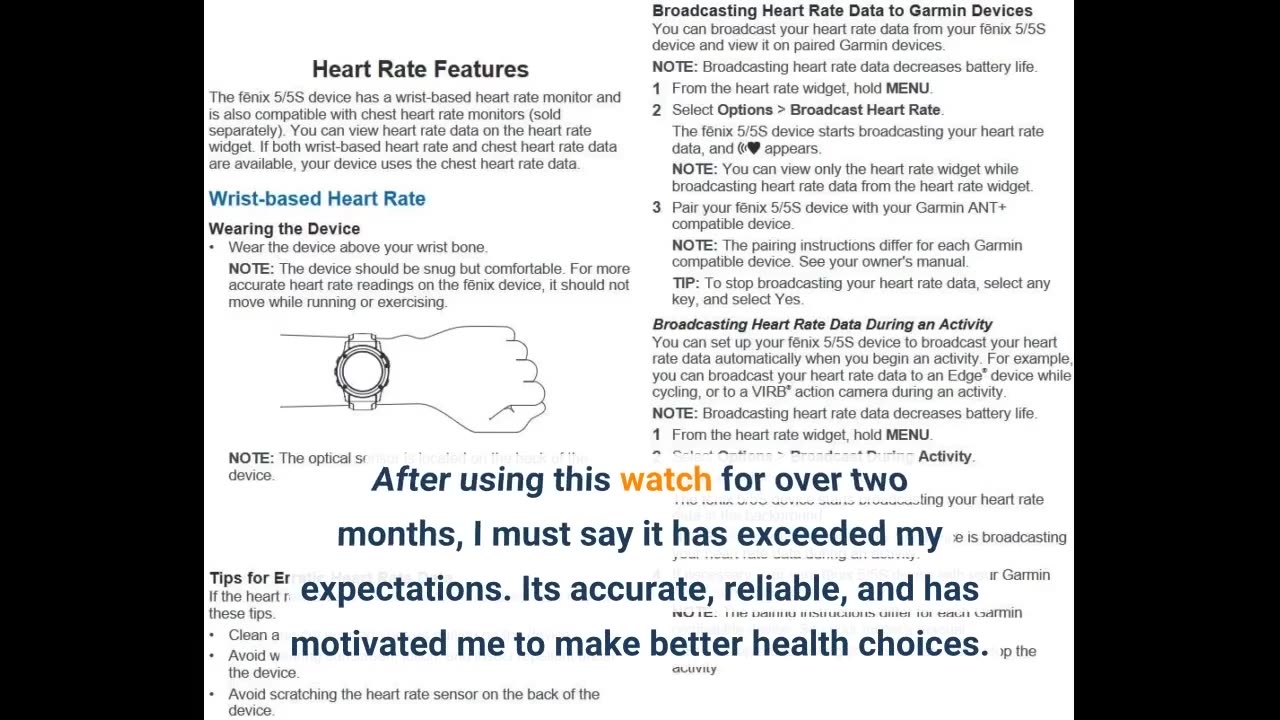 Honest Feedback: Garmin fēnix 5s, Premium and Rugged Smaller-Sized Multisport GPS Smartwatch, S...