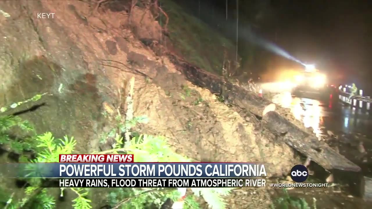 Torrential rains, flooding shut down Southern California