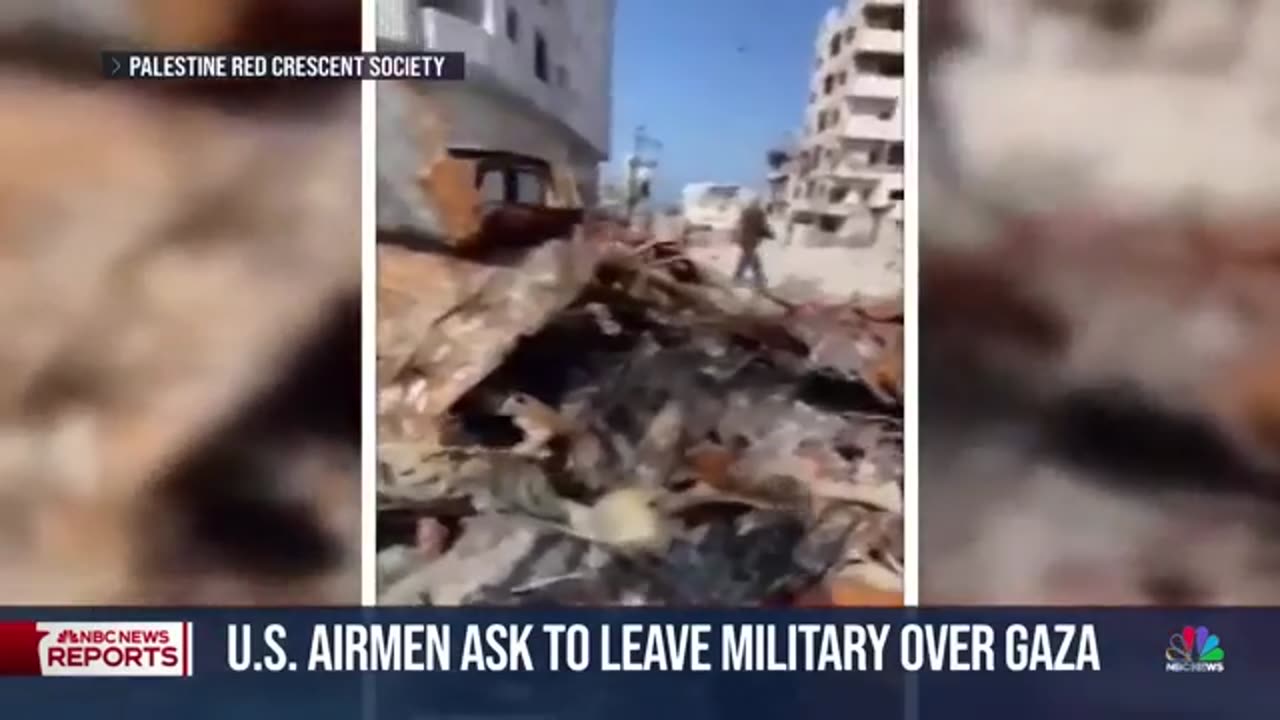 U.S. airmen try to quit military over U.S. support of Israel in Gaza war