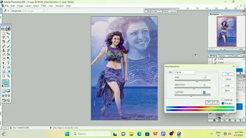 Photoshop tutorial Photoshop 7.0 sky replacement class 0008