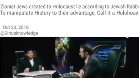 Another Rabbi denying the holocaust