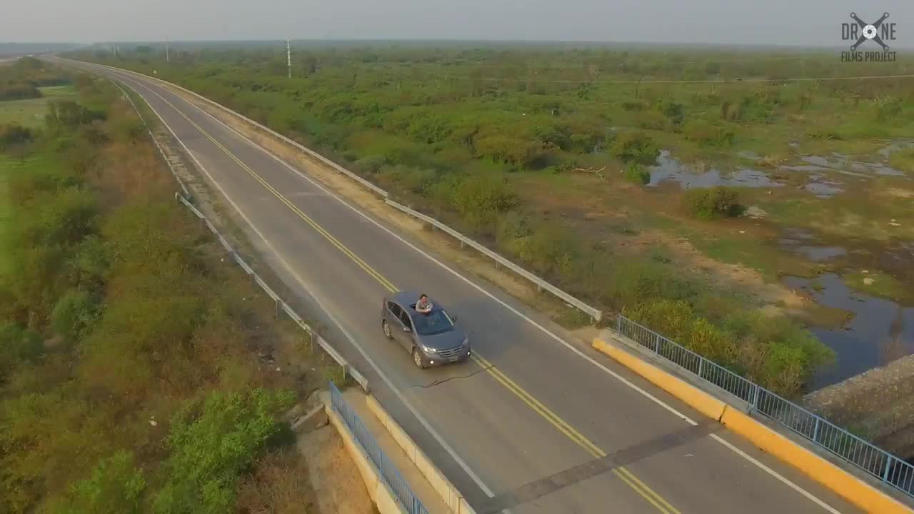 Car Dronie in Argentina