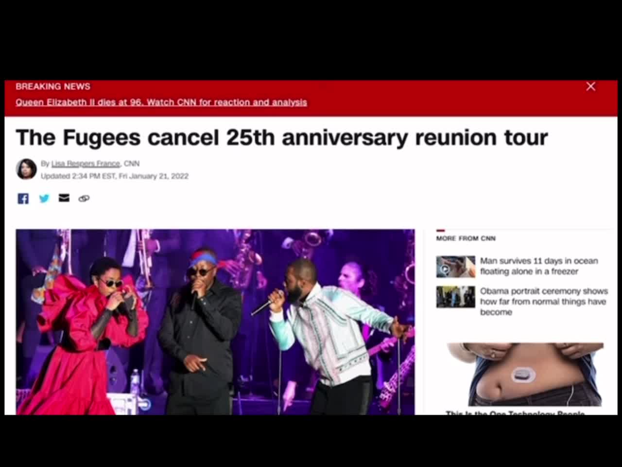 Stop the show, they know