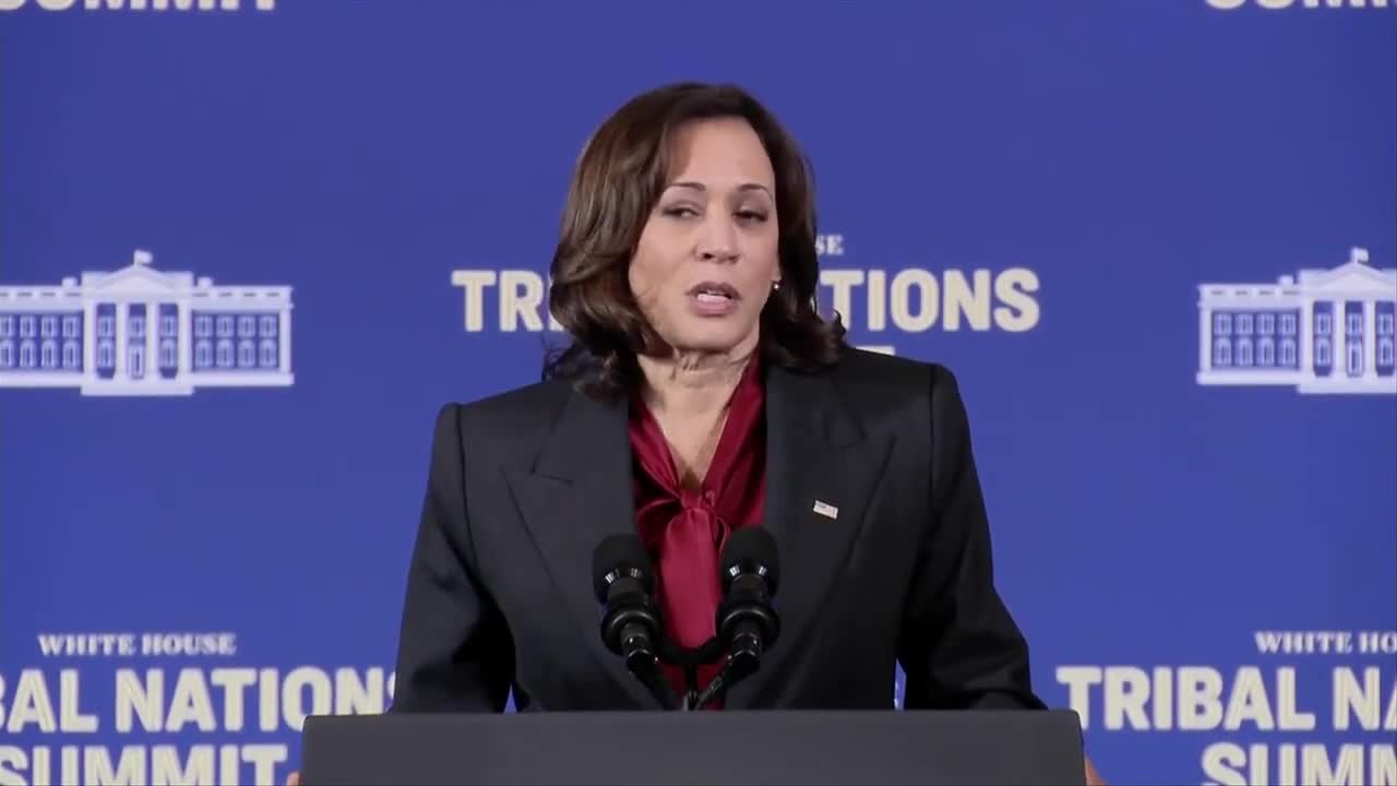 WATCH LIVE: Harris addresses White House Tribal Nations Summit in Washington, D.C.