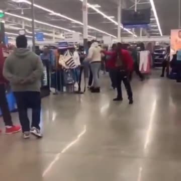 A knife-wielding man in a South Carolina Walmart was disarmed