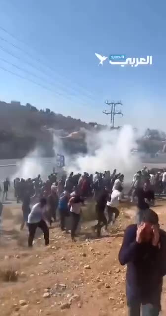 Clashes in Jordania between pro-palestinian protester and security forces