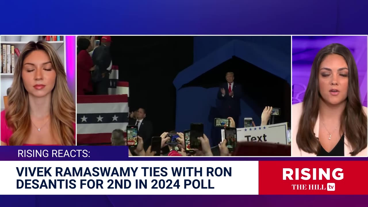 Vivek Ramaswamy TIES Ron DeSantis For 2nd In GOP Presidential Race: Poll