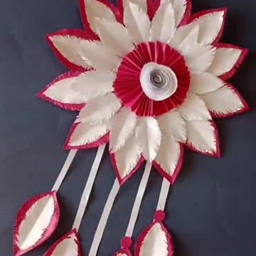 DIY wall hanging paper carft idea