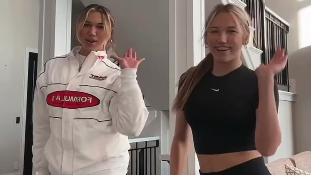 TikTok Dance Challenge girls.