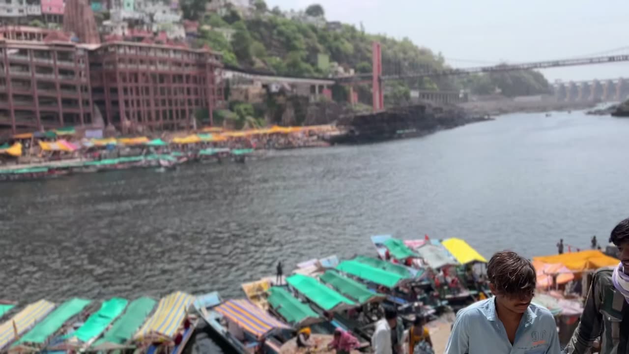 Narmada ghat Omkareswar