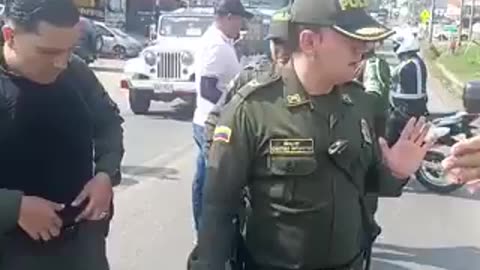 Bloqueo en la vía Bucaramanga-Bogotá