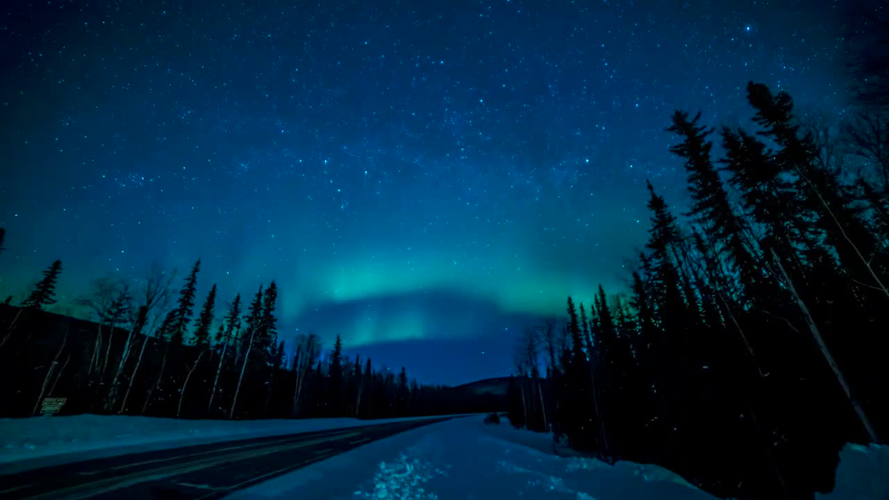 The Northern Lights in Rural Alaska