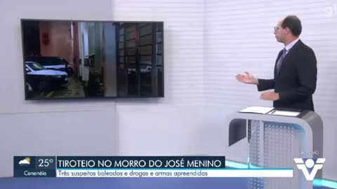 The Brazilian reporter Vanessa Medeiros gone SUDDENLY on live broadcast