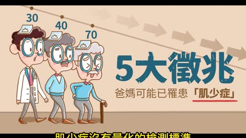 老人易跌倒 肌少是主因