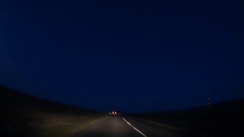 Night driving GoPro Speedlapse