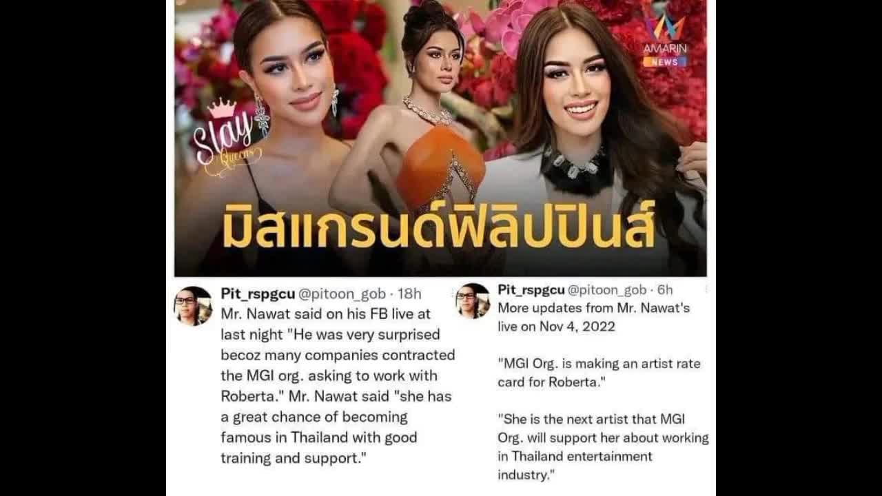 OMG! GAGAWING ARTIST NI ANGKOL NAWAT SI ROBERTA TAMONDONG DAHIL SOBRANG MARKETABLE NITO SA THAILAND!