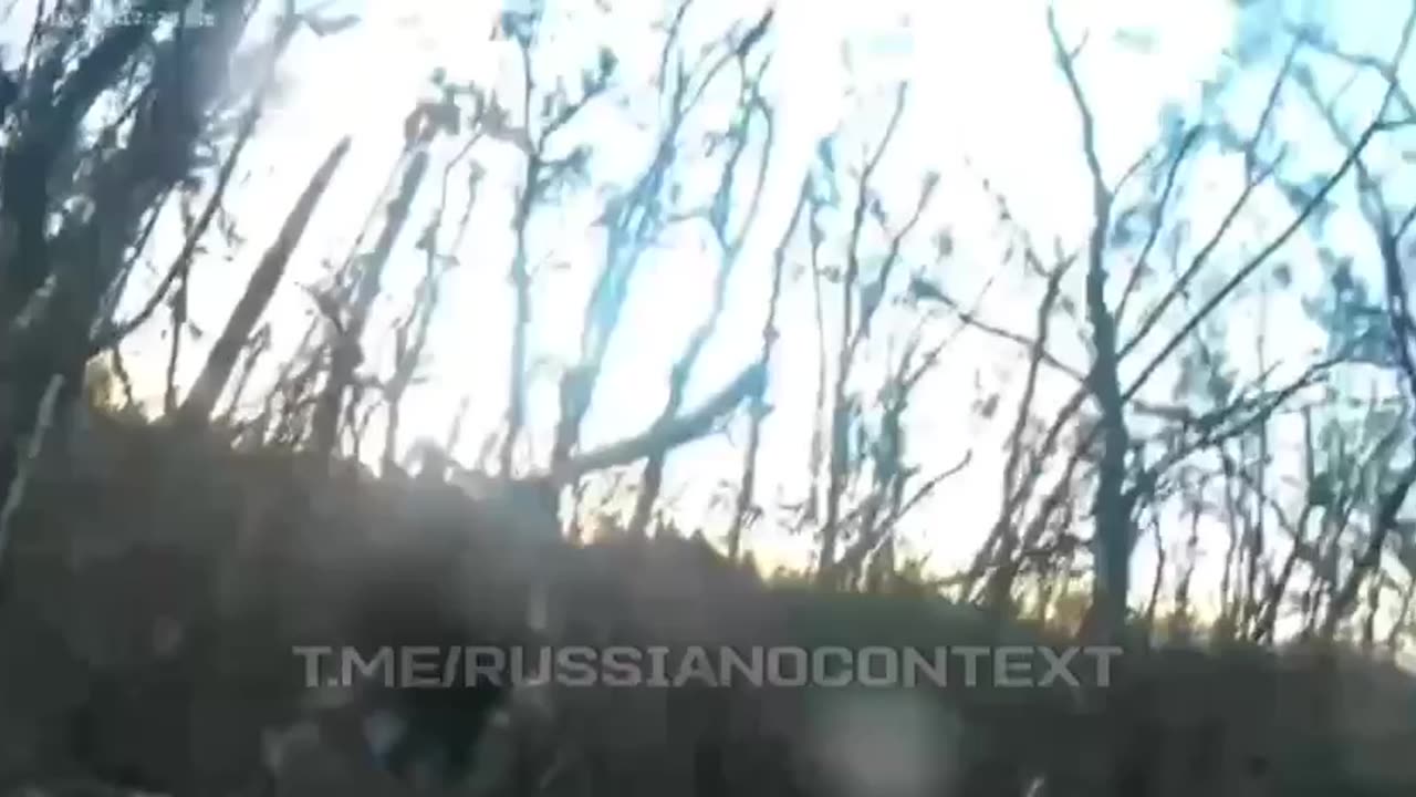 Russian Soldier Films Himself Hitting a Mine
