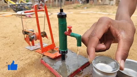 How to build a little water pump | Science project | Electrical machine