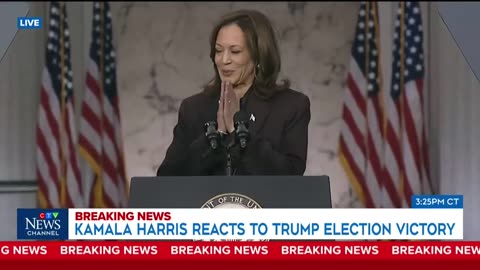 Kamala Harris _Best Speech ever heard her make! 👏 Concession.