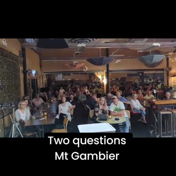 Two Questions For Mt Gambier SA