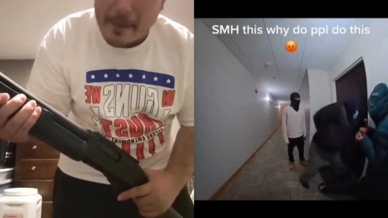 When someone try to break in your house